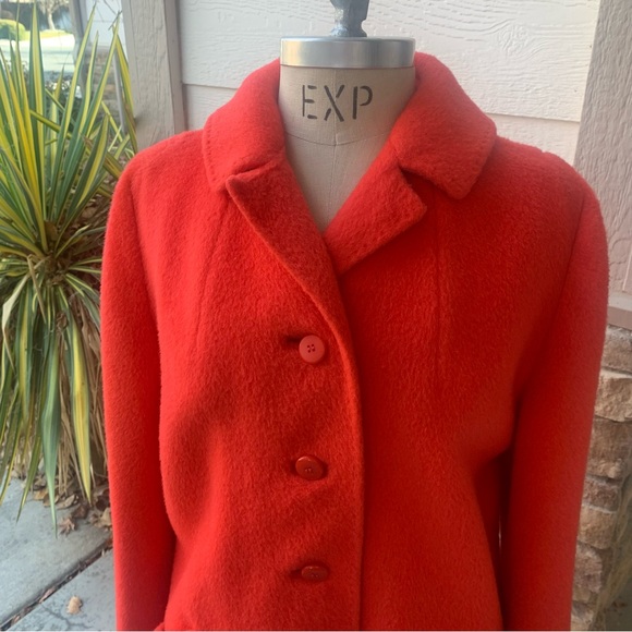 Vintage Andover mohair blend fleece coat - Picture 4 of 10